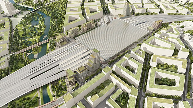 Nizozemští architekti se v projektu zaměřili na nádražní budovu, přednádraží i zanádraží.