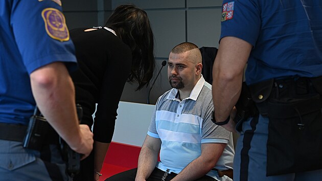 Petr Šustek souzený za vraždu seniora v Novém Hrozenkově na Vsetínsku. (listopad 2024)