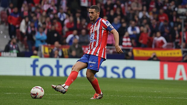 Španělský záložník Koke v dresu Atlétika Madrid.