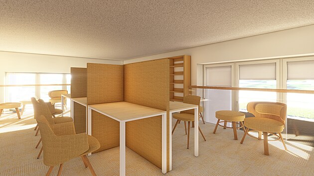 Vizualizace nové podoby Ústřední knihovny města Ostravy po plánované zásadní rekonstrukci (29. listopadu 2024)