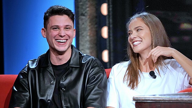 Andrea Bezděková se Sebastianem Navrátilem v Show Jana Krause (27. listopadu 2024)
