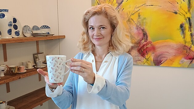 Výtvarnice Lenka Sárová Malíská se svým projektem Otisk