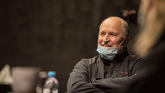 Režisér Pavel Krejčí na zahajovací zkoušce Pochyb (2020)