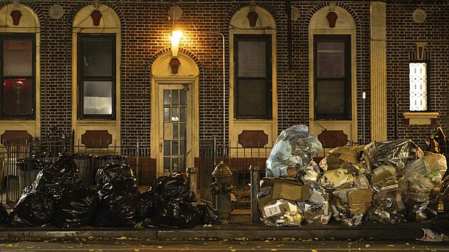 Nepořádek v ulicích New Yorku