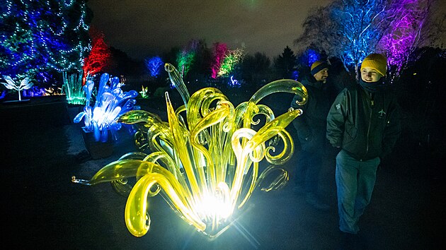 Křišťálová zahrada v Botanické zahradě ( 2. prosince 2024)