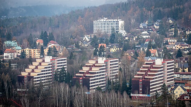 Areál harcovských kolejí v Liberci (5. prosince 2024)