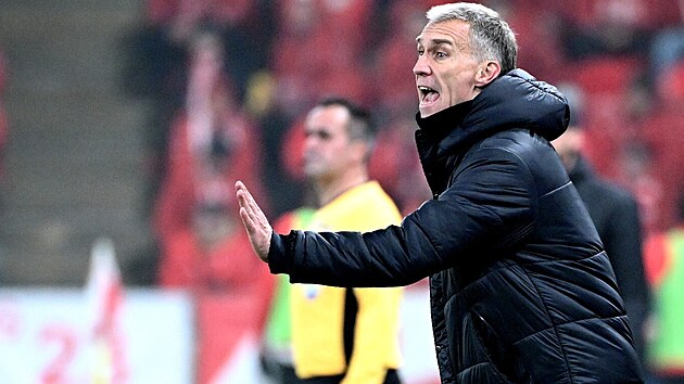 Karvinský trenér Martin Hyský