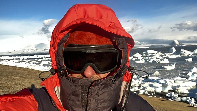 Matyáš Šanda na ostrově Jamese Rosse