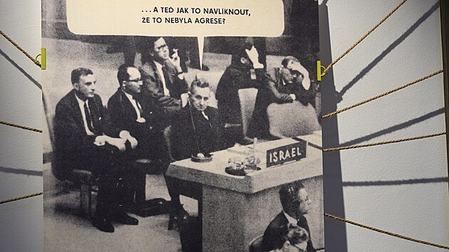 Výstava Humor bez legrace v brněnské vile Löw-Beer nahlíží na téma antisemitismu v dřívějších i současných dobách. (prosinec 2024)