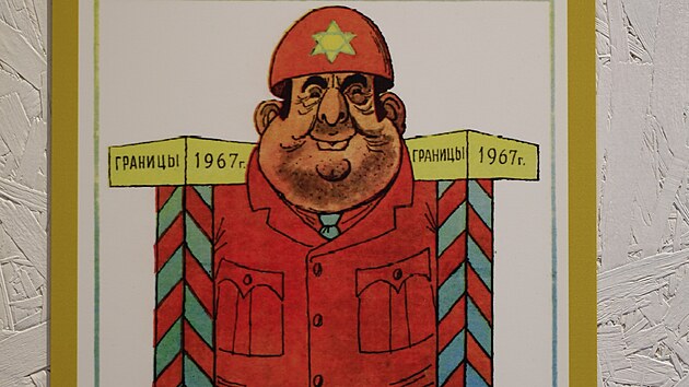 Výstava Humor bez legrace v brněnské vile Löw-Beer nahlíží na téma antisemitismu v dřívějších i současných dobách. (prosinec 2024)