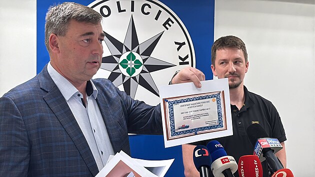 Vyjádření Policie ČR k případu gangu podvodníků. (13. prosince 2024). Autor: Jiří Meixner