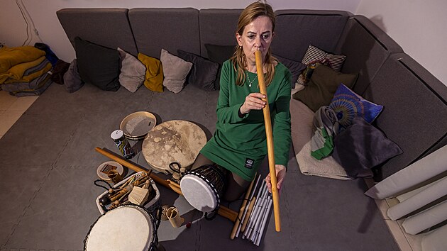 Lektorka muzikoterapie Markéta Gerlichová. (9. prosince 2024)