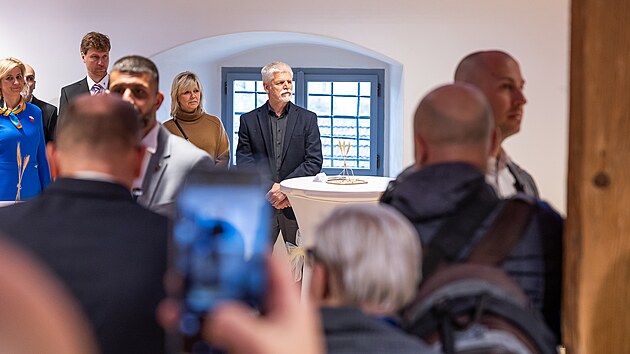 Bělohradskou sýpku slavnostně otevřel prezident Petr Pavel s manželkou. (11. prosince 2024)