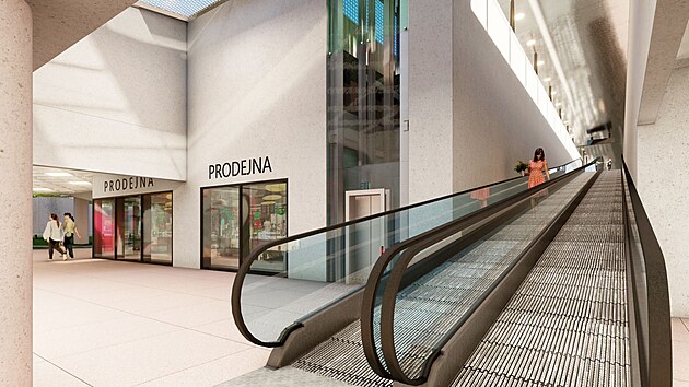 Vizualizace opraveného podchodu pod Frýdlantskými mosty v centru Ostravy. Součástí mají být i jezdící schody. (20. prosince 2024)