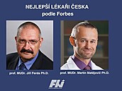 Jiří Ferda a Martin Matějovič (zleva). Dva lékaři z Fakultní nemocnice v Plzni,... Jiří Ferda a Martin Matějovič (zleva). Dva lékaři z Fakultní nemocnice v Plzni,...