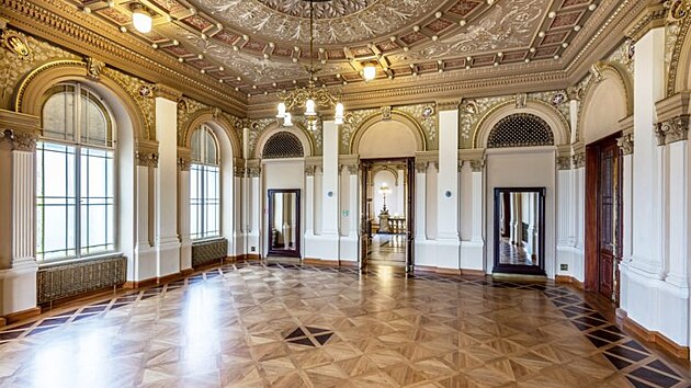 Primátorský salónek v Žofínském paláci.