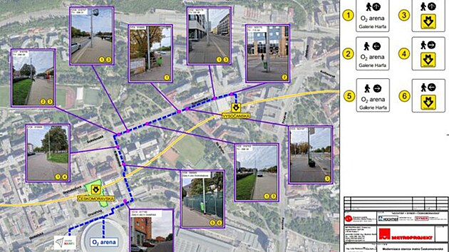 Jak se alternativními spoji dostat po uzavírce metra Českomoravská k O2 areně (6. ledna 2025)