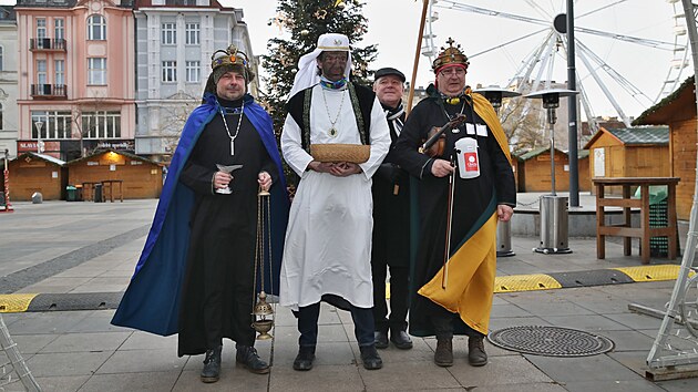 Tříkrálovou sbírku v kraji slavnostně zahájili představitelé Charity Lukáš Curylo, Marek Hořínek a Martin Pražák.
