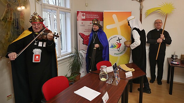 Tříkrálovou sbírku v kraji slavnostně zahájili představitelé Charity Lukáš Curylo, Marek Hořínek a Martin Pražák.