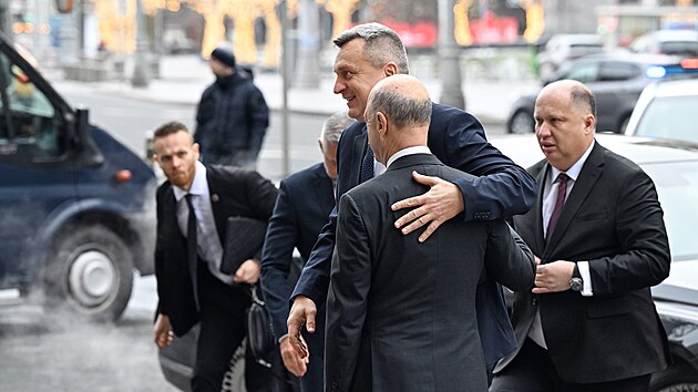Andrej Danko s místopředsedou ruské Státní Dumy Alexanderem Babakovem v Moskvě (13. ledna 2025)