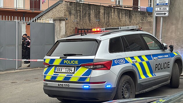 V bytě v pražské Zenklově ulici napadl muž ženu a vážně ji zranil. (18. ledna 2025)