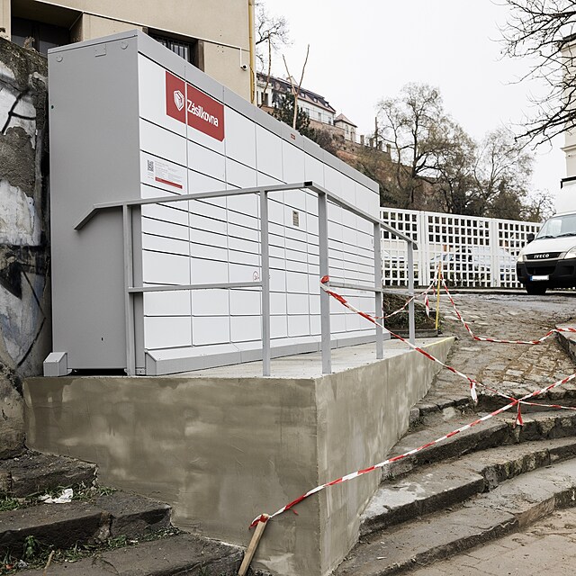 Kontroverzi vyvolal v minulosti tento výdejní box, který stál v Kopečné ulici v centru Brna.