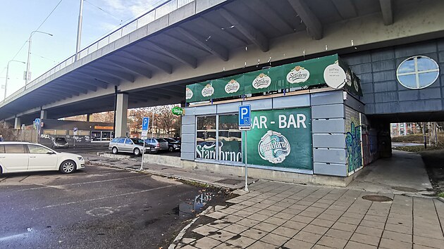 Pivnice na zlínském autobusovém nádraží den po požáru (29. ledna 2025)