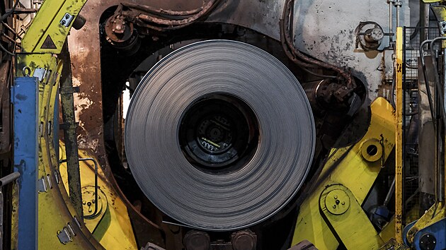 Válcovna plochých výrobků v areálu Liberty Ostrava je po zhruba roce opět v provozu. (24. ledna 2025)