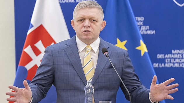 Slovenský premiér Robert Fico (31. ledna 2025) Slovenský premiér Robert Fico (31. ledna 2025)