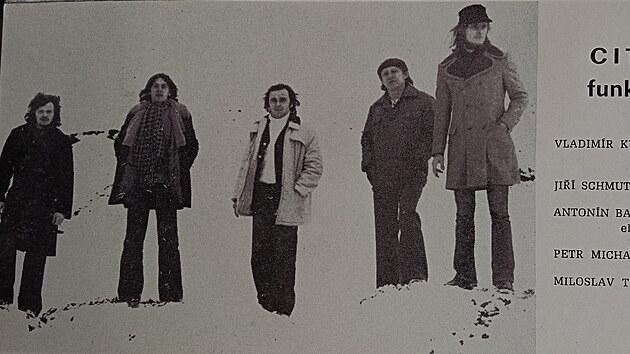 Citron v prvopočátcích. Jak vidno, hudebníci sami sebe pasovali jako skupinu hrající funky rock.