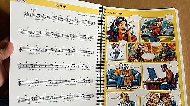 Nové učebnice jsou výuková leporela plná obrázků a hravých úkolů.
