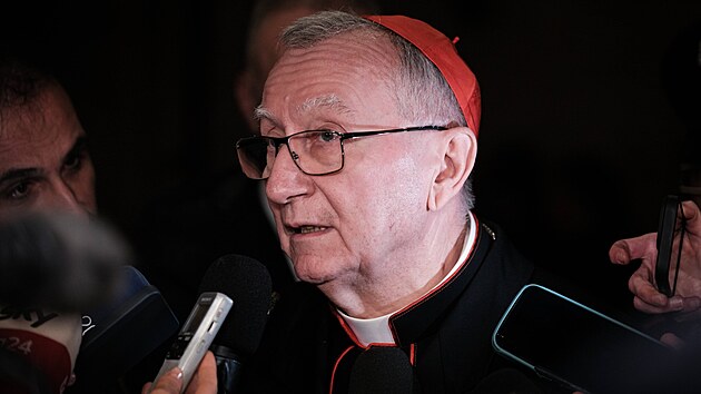 Italský kardinál Pietro Parolin.