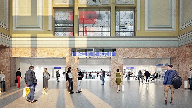 Podchod bude začínat v odjezdové hale nádraží.