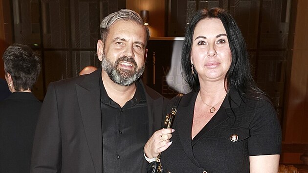 Radek Kašpárek a jeho manželka Andrea Kašpárková (leden 2025)