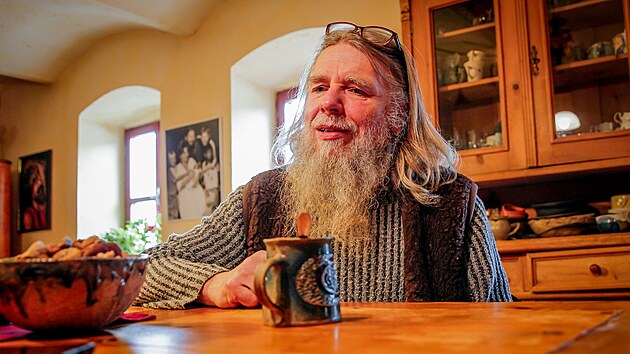 Divadelník Víťa Marčík.