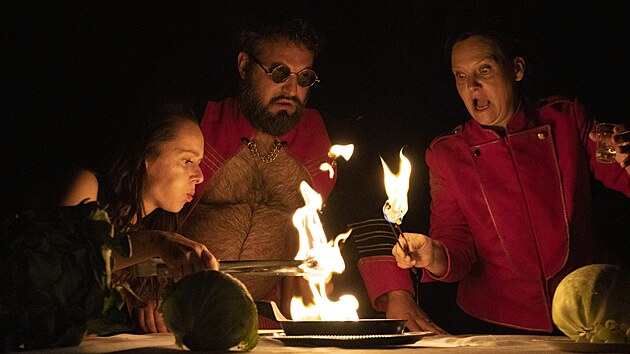 Dominik Linka v inscenaci Antigona