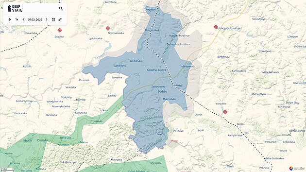 Situace v Kurské oblasti (7. února 2025)