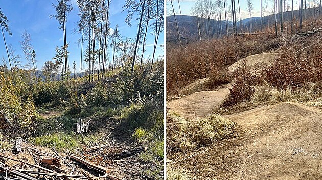 Provozovatel&eacute; cyklistick&yacute;ch singletrailů u Jedovnic na Blanensku prov&aacute;děli přes zimu &uacute;pravu tras zničen&yacute;ch loňsk&yacute;mi ničiv&yacute;mi bouřkami. Na zač&aacute;tku sezony 2025 by měl b&yacute;t cel&yacute; are&aacute;l nachyst&aacute;n.