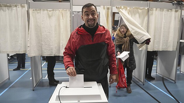 Voliči v Grónsku v úterý vybírali nové složení parlamentu. Na snímku premiér Múte Egede (11. března 2025)