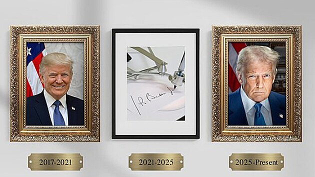 Donald Trump naznačuje, že místo Joea Bidena podepisoval dokumenty automat. (17. března 2025)