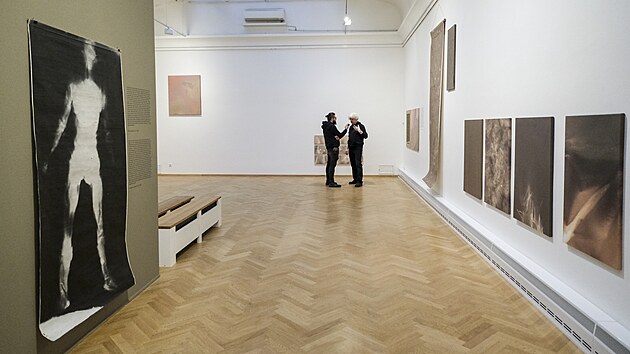 Jiří Šigut vystavoval svá díla na rozsáhlé výstavě s názvem Minulé a budoucí přítomnosti v Domě umění v Ostravě. (25. ledna 2025)