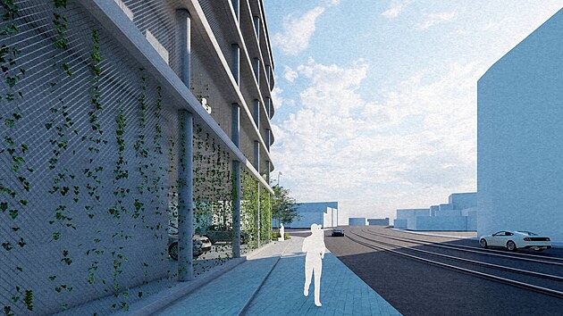 Takto má vypadat nový parkovací dům Skořepka v centru Brna, jehož podobu lidé včetně architektů mohutně kritizují.