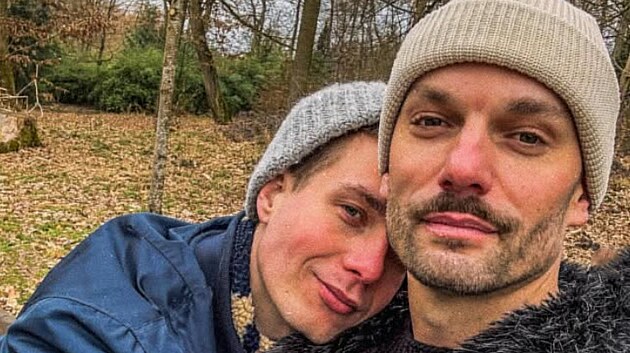 Daniel Krejčík a jeho přítel Jiří Vymětal (30. března 2025)