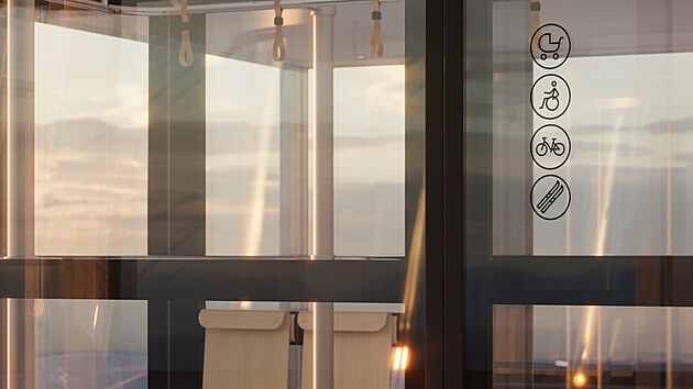 Nová lanovka na Ještěd má evokovat přistávající UFO, také proto bude mít ve spodní části speciální osvětlení.