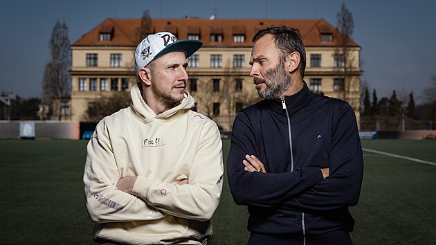 Patrik Berger a Jakub Štáfek