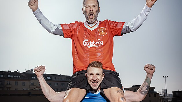 Patrik Berger a Jakub Štáfek