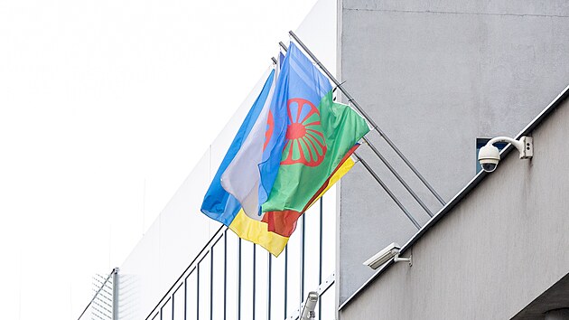 Liberecký kraj vyvěsil romskou vlajku. (8. dubna 2025)