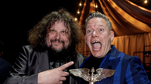 Roman Holý a Matěj Ruppert s Andělem