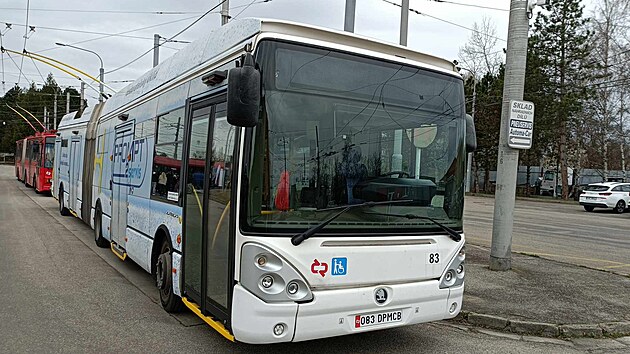 Starší klasika z českobudějovické MHD (duben 2024)