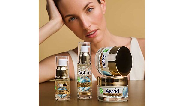 Značka Astrid přichází s novou pro-aging pleťovou řadou Astrid HYALURONIC GOLD. Značka Astrid přichází s novou pro-aging pleťovou řadou Astrid HYALURONIC GOLD.